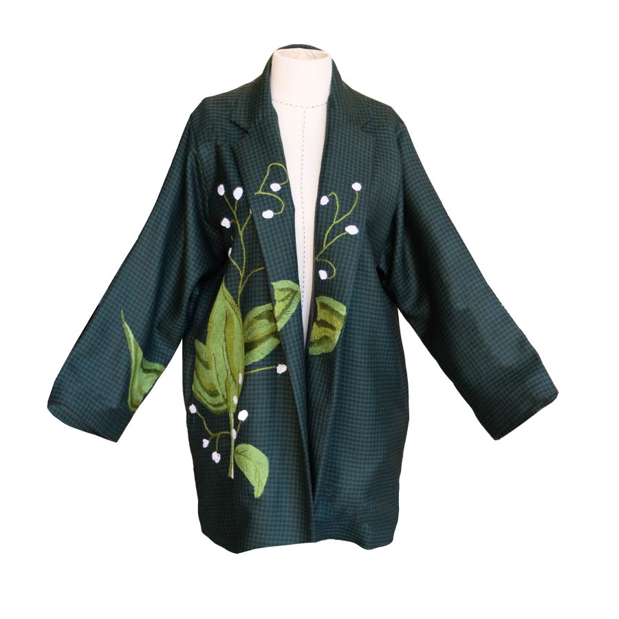 Coat Emma - Leaves -