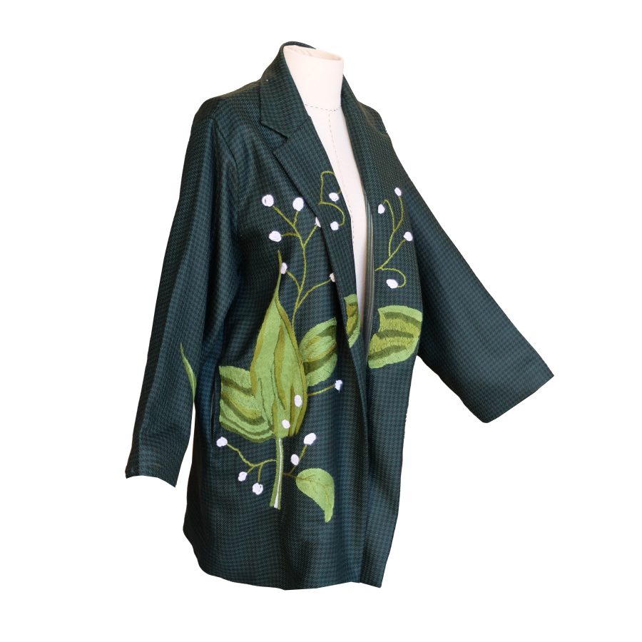 Coat Emma - Leaves - - Image 2