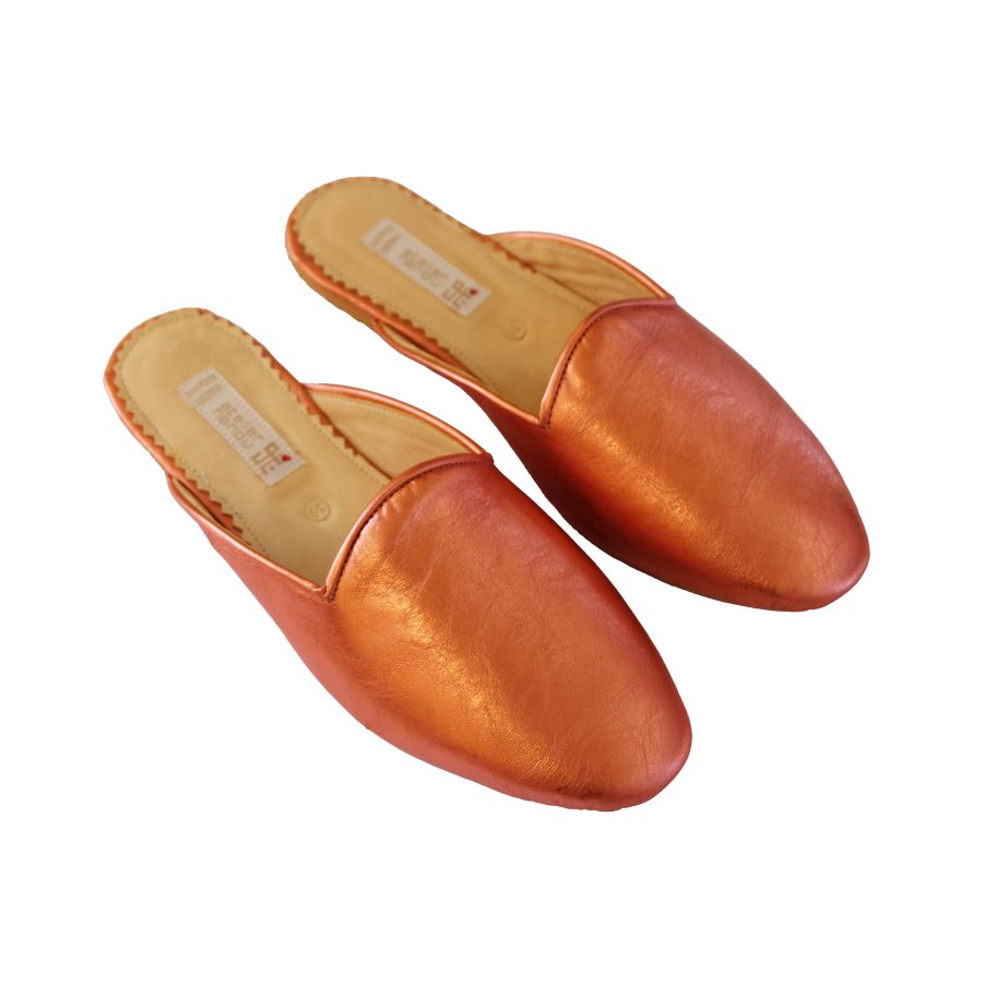 Babouches Scorpion - Metallic Orange - - Image 2