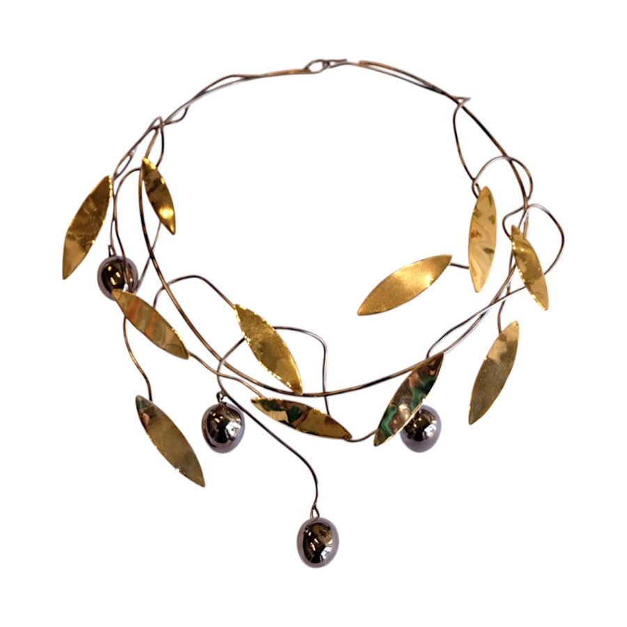 Necklace Gold Plated - Olives -